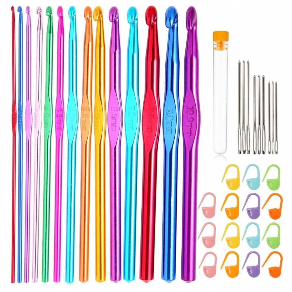 Crochet Hook Roll-Up Case
