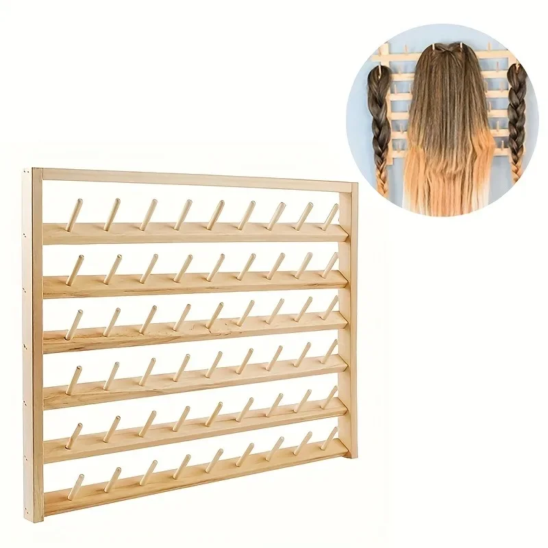 Wall-Mount Yarn Dispenser Rack